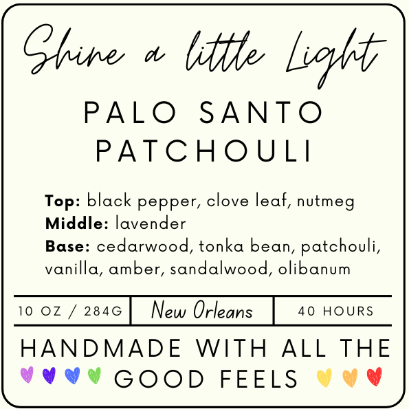 Palo Santo + Patchouli